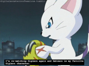 re-watching Digimon again and Gatomon is my favorite digimon ...