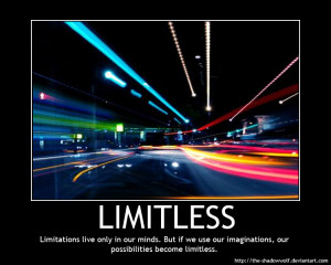 Motivational Poster: Limitless by the-shadowwolf