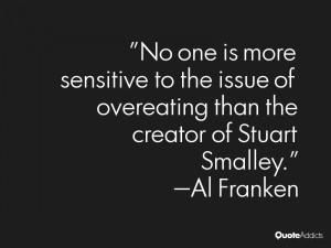 No one is more sensitive to the issue of overeating than the creator ...