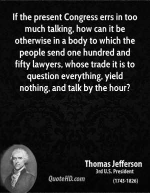 Thomas Jefferson President...