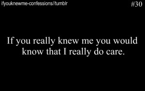 If You Really Knew Me Quotes