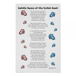 Up or Down? The Battle Hymn of the Toilet Seat