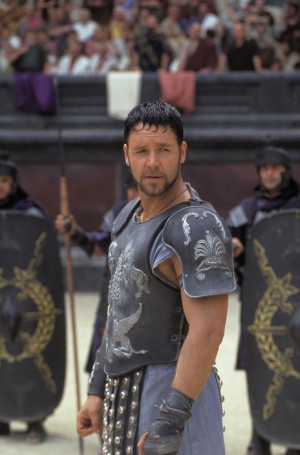 Russell Crowe as Maximus Decimus Meridius in Gladiator