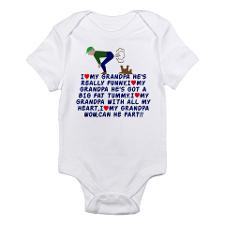 baby clothes with grandpa sayings