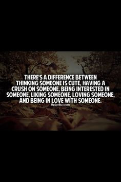 The Difference Between Liking And Loving Someone Quotes About