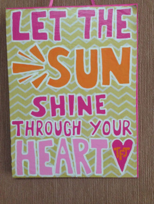 Cute quote canvas painting!