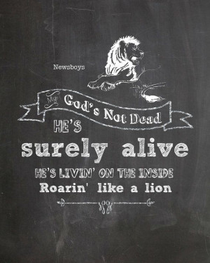 God's Not Dead Chalkboard Art by AltusPhotoDesign on Etsy, $3.00