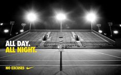 no excuses more life nike tennis quotes motivation fit no excuses http ...