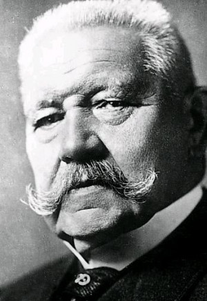 The presidency of Paul von Hindenburg