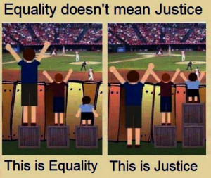 Equality vs Justice