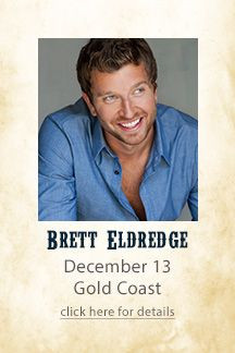 Brett Eldredge • December 13 • Gold Coast
