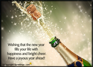 Wishing that the new yearfills your life withhappiness and bright ...