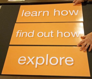 Learn How: Inviting Signage Posters