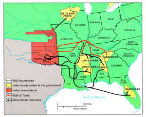26th May 1830 the Indian Removal Act