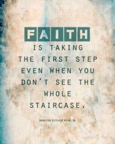 Step 1: Facing Into It With Faith