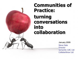 Communities of Practice: Conversations To Collaboration