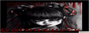 Goth Child Evil Look Facebook Timeline Cover