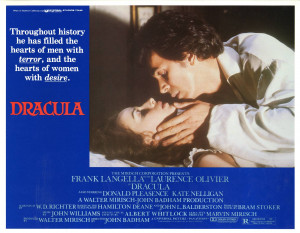 DRACULA (Universal, 1979) Frank Langella and Laurence Oliver .
