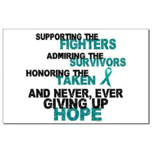 Ovarian Cancer Awareness ~ Supporting The Fighters Admiring The ...