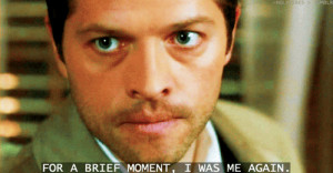 castiel, misha collins - inspiring animated gif picture on Favim.com