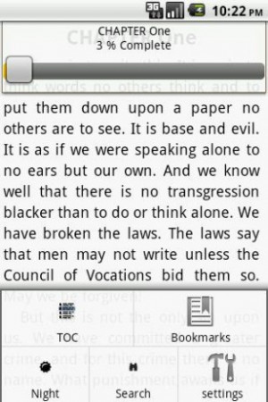 View bigger - Anthem by Ayn Rand for Android screenshot