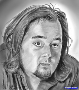 how to draw chumlee, pawn stars, austin russell step 19