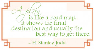 plan is like a road map judd quote