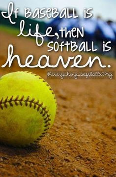 is life softball is heaven more fastpitch softball softball life ...