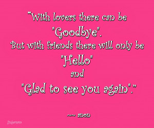 Sad Goodbye Quotes For Friends Good bye quotes