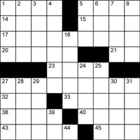 crossword puzzles