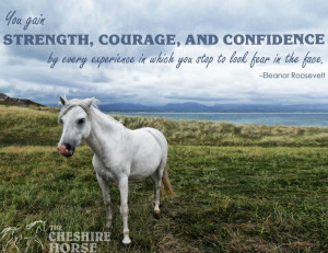 You gain strength, courage, and confidence by every experience in ...