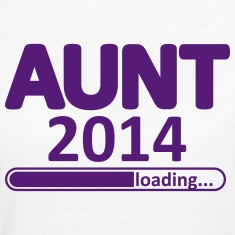 Aunt 2014 loading // expecting // anticipation Women's T-Shirts