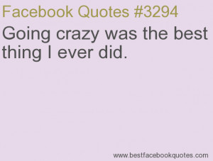 ... was the best thing I ever did.-Best Facebook Quotes, Facebook Sayings