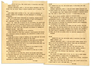 1964 Teletype Regarding the Warren Commission and Lee Harvey Oswald