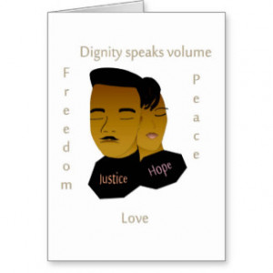 Inspirational Black History Month blank card