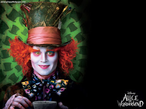 Alice in Wonderland (2010) Johnny Depp Wallpaper - alice in wonderland ...