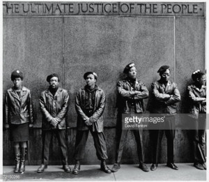 Black Panthers Protest At NYC Courthouse : News Photo