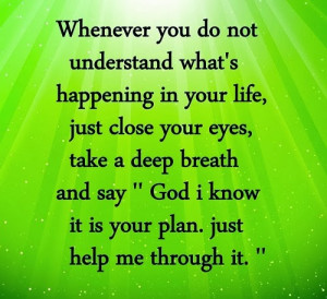 ... still i constantly wonder what god s ultimate plan for my life is