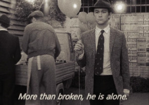 love cute quote text movie vintage alone 500 days of summer joseph ...