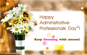 bouquet of good wishes for your Admin Pro.
