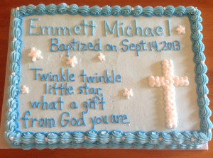 Baptism@Olivia Witt Cookie Cakes, Cake Sayings, Cookies Cake, Baptism ...
