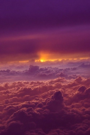 Sunset above the clouds - I love clouds even more than I love ...