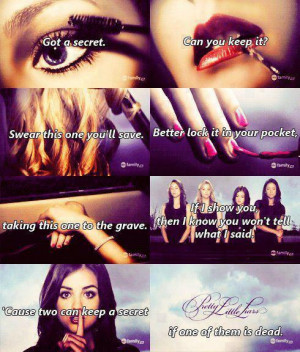 pll, pretty little liars, secret