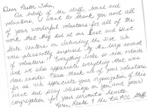 This note came to us from the Rockford Area Pregnancy Care Center: