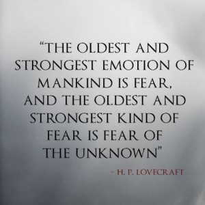 HP lovecraft fear explains every irrational thing a human can do ...