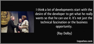 More Ray Dolby Quotes