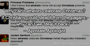 Apostate Apologist – Why can’t atheists celebrate Christmas