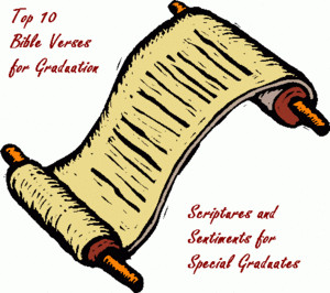 Top 10 Graduation Bible Verses for Cards and Letters.