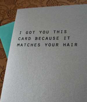 Funny Sarcastic Birthday / Mother's Day / Father's Day Card - Matches ...