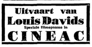Louis Davids overleden